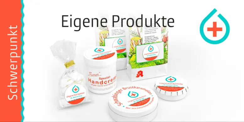 Ungerer-Bad-Apotheke Schwerpunkt Eigene Produkte